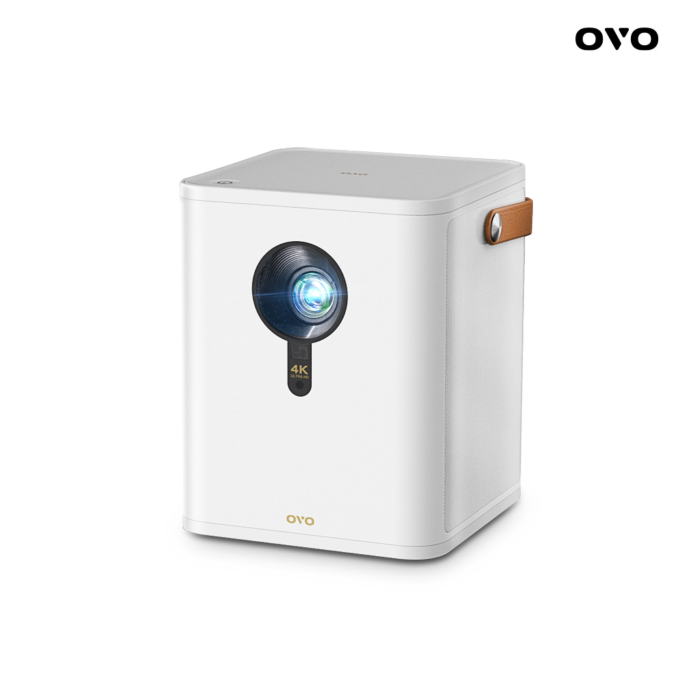 OVO 真4K UHD智慧投影機 K9 極光白*送四季線上30天+影視30天