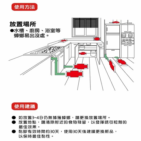 興家安速黏金多黏蟑屋(5片裝)