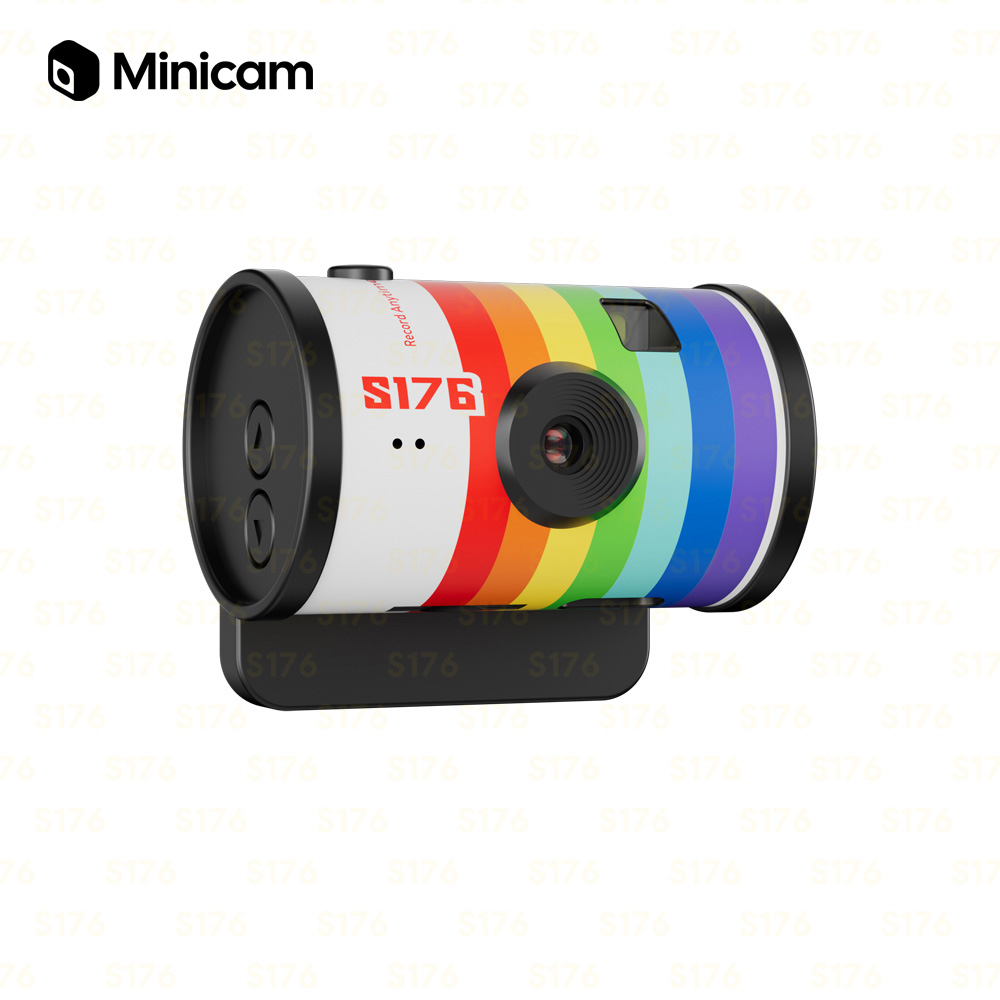 【Minicam 迷你拍】G21 底片造型 S176 數位迷你相機-彩虹