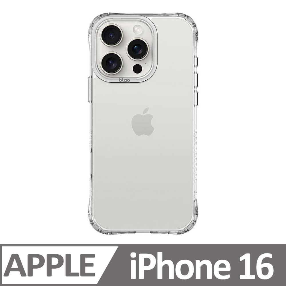 iPhone 16 6.1吋 BLAC Glacier冰川抗黃軍規防摔手機殼