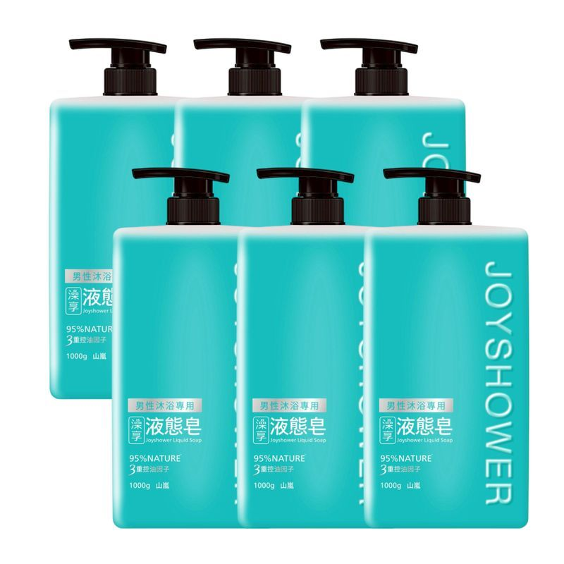 【澡享】男性液態皂(山嵐)1000g*6入