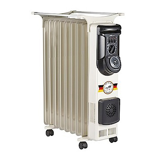 【北方】9葉片式恆溫定時電暖爐NB-09ZL