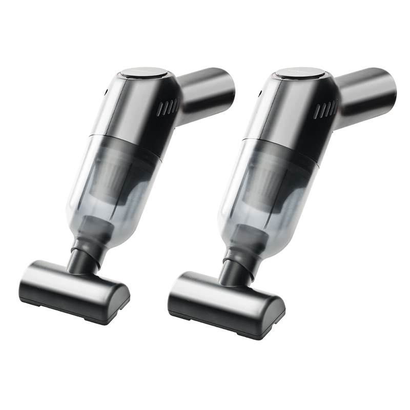 2入【安伯特】小旋風車用吸塵器 (國家認證 一年保固) 無線手持 車家兩用 強勁吸力 USB充電黑色