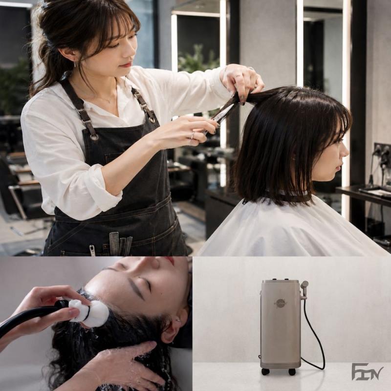台北中山SPA推薦【FIN HAIR】科技美髮｜負離子水療頭皮SPA券＋剪髮｜科技深層潔淨、髮根自然蓬鬆感MO