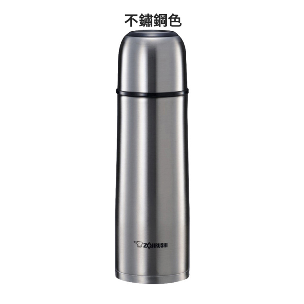 象印 SLiT超輕巧304不鏽鋼內膽保溫瓶0.5公升(附杯蓋) SV-GR50【不鏽鋼色】
