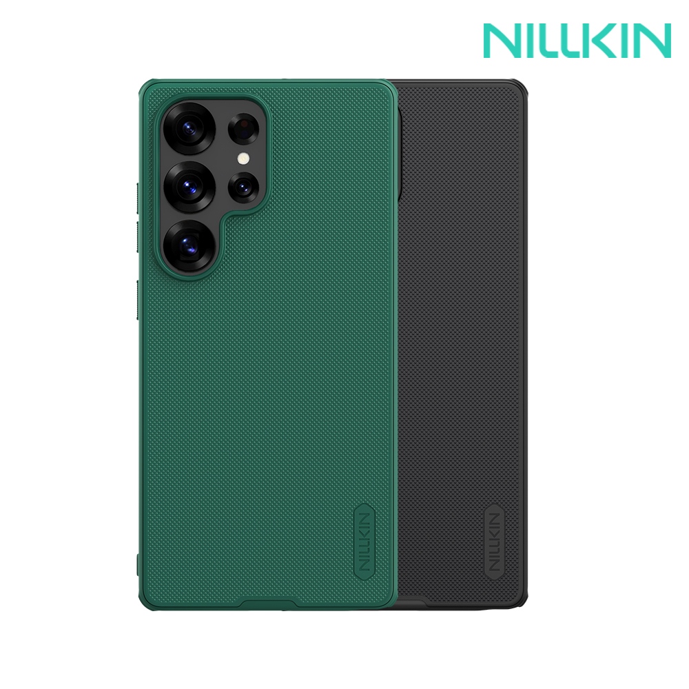 NILLKIN SAMSUNG 三星 Galaxy S25 Ultra 磨砂護盾 Pro 磁吸保護殼(深綠)