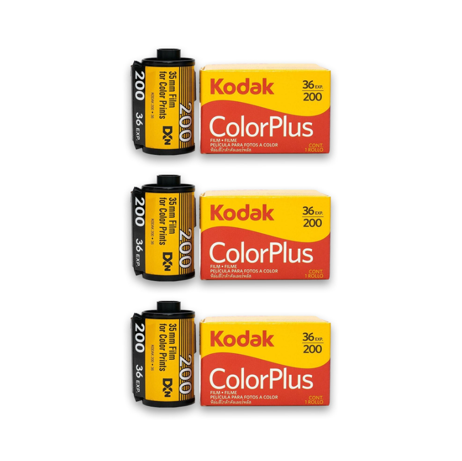 【Kodak 柯達】Kodak柯達底片 ColorPlus 200 彩色負片- 三入組