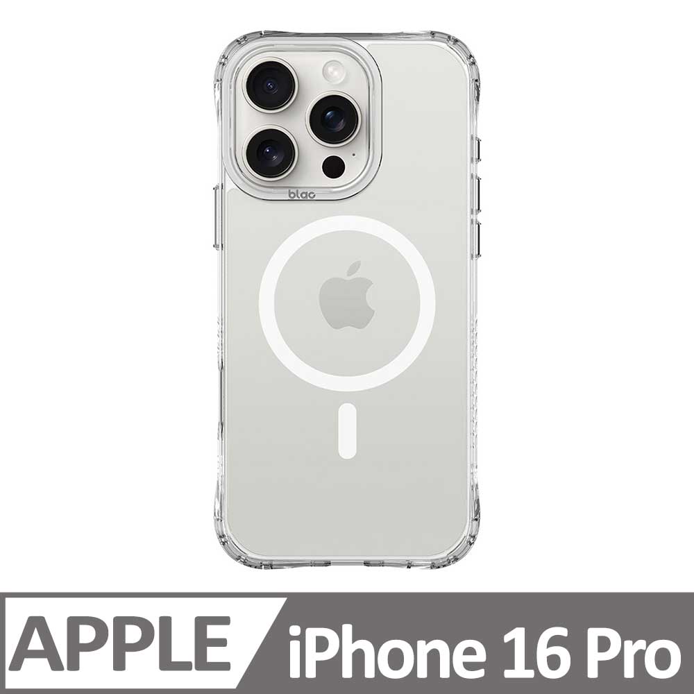 iPhone 16 Pro 6.3吋 BLAC Glacier冰川抗黃防摔MagSafe iPhone手機殼