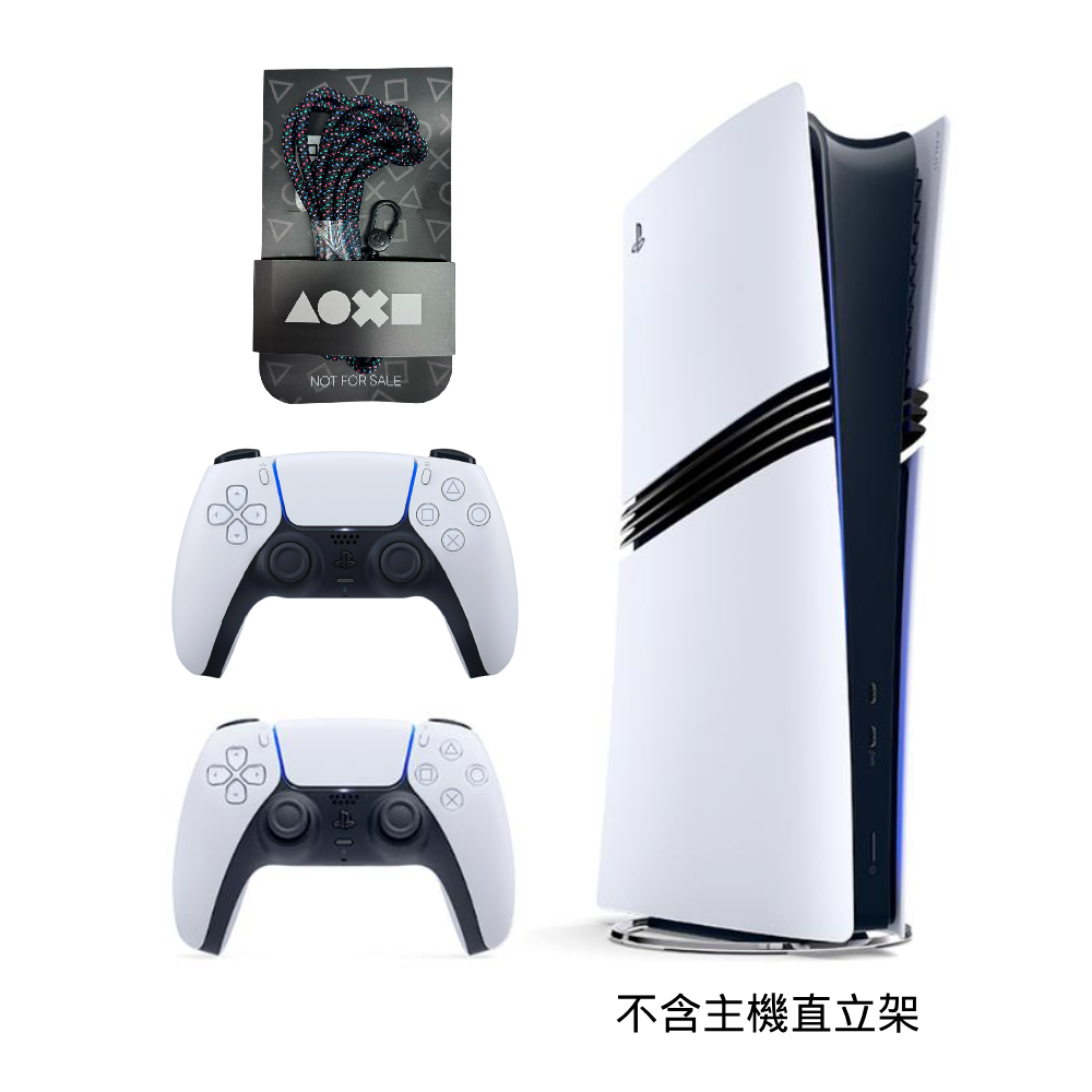 【8/20 20:00直播限定】SONY PS5 Pro 主機+DualSense 無線控制器 白