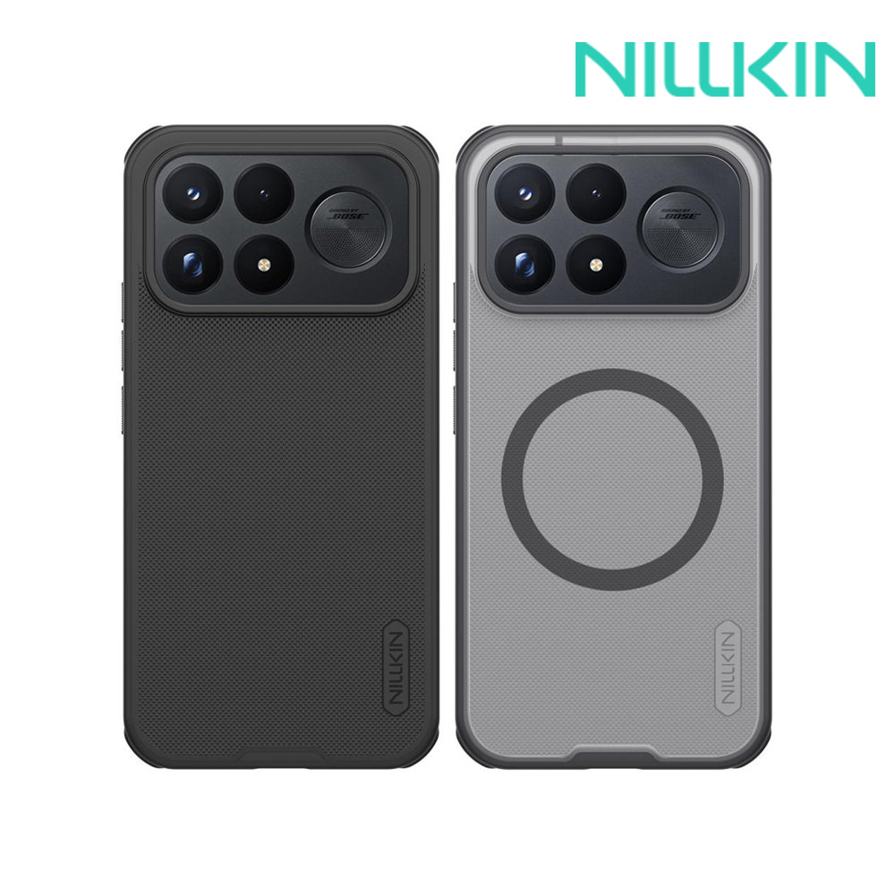 NILLKIN POCO F9 Ultra 5G 磨砂護盾 Pro 磁吸保護殼(黑色)