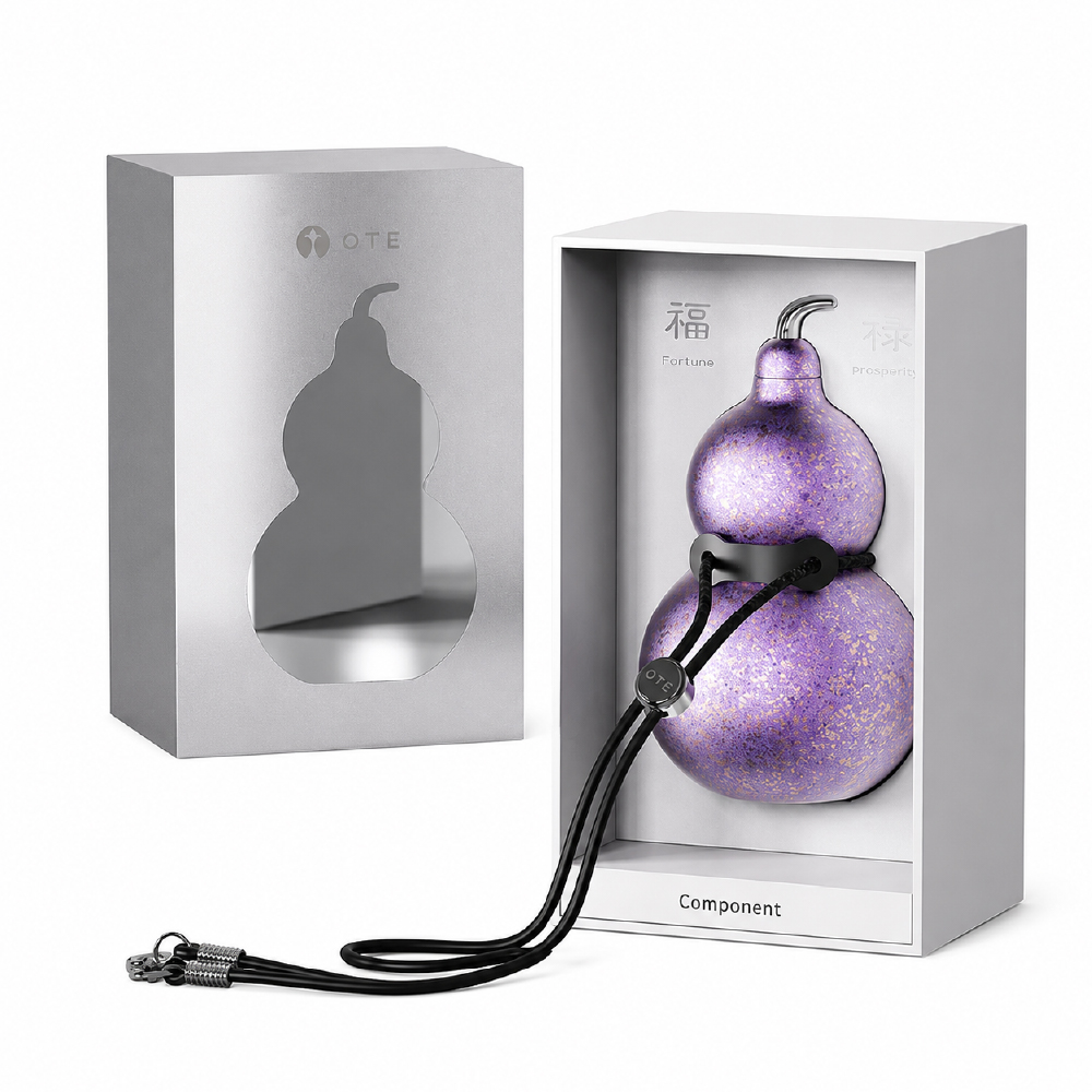 OTE歐堤 LQ Raincolor W4Ti 鈦葫蘆保溫杯300ml-九轉離火紫