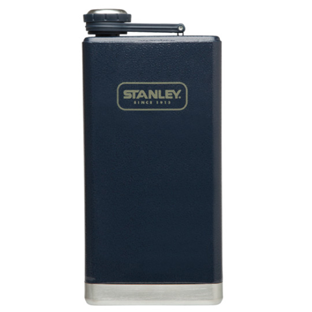 【美國Stanley】 SS經典酒壺236ml(錘紋藍)(9/30~10/3訂單會延後至10/5開始出貨)