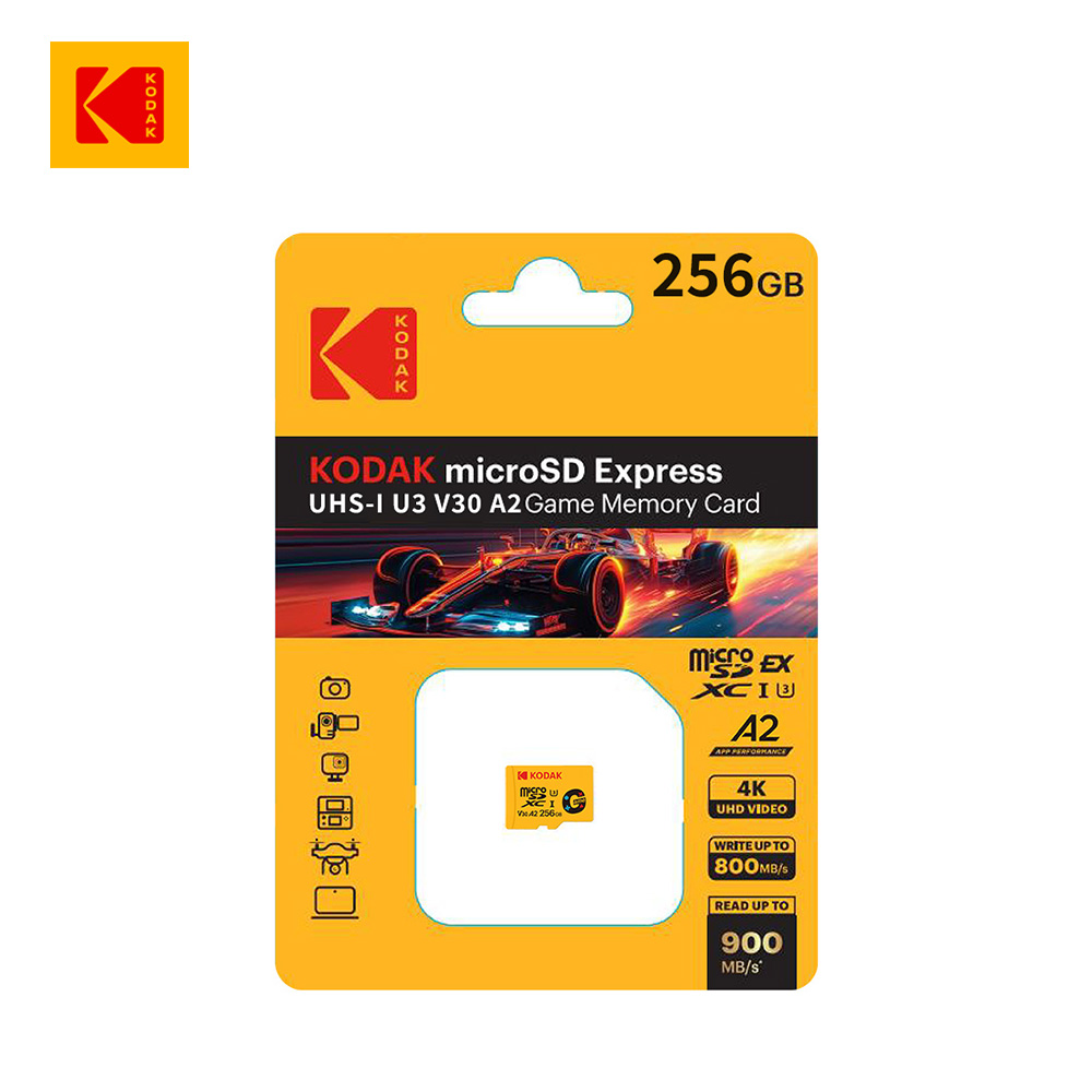 【Kodak 柯達】mSD UHS-I U3 V30 A2 極速記憶卡特仕版-256G