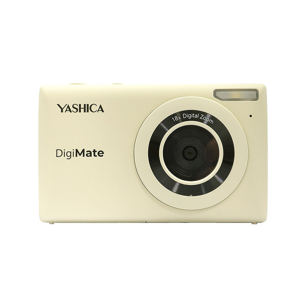 【YASHICA 日本雅西卡】 DigiMate 經典輕巧DC數位相機-白色