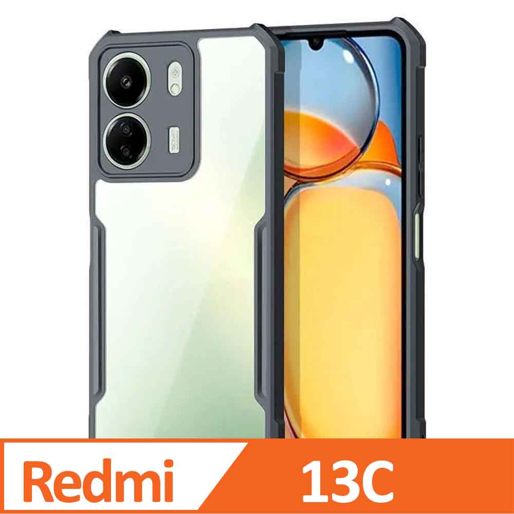 XUNDD 甲蟲系列 Redmi 13C 防摔保護軟殼 炫酷黑