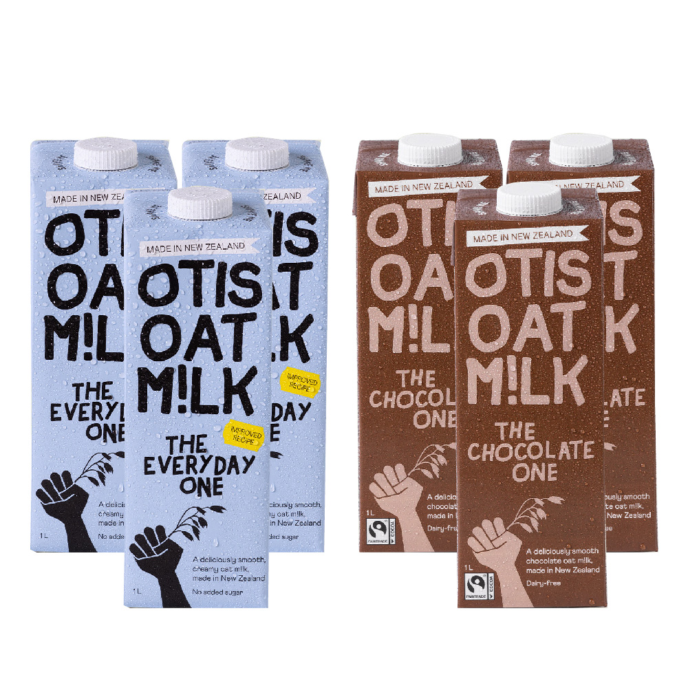 【壽滿趣】OTIS紐西蘭水解燕麥奶1Lx6件(原味3+巧克力3)