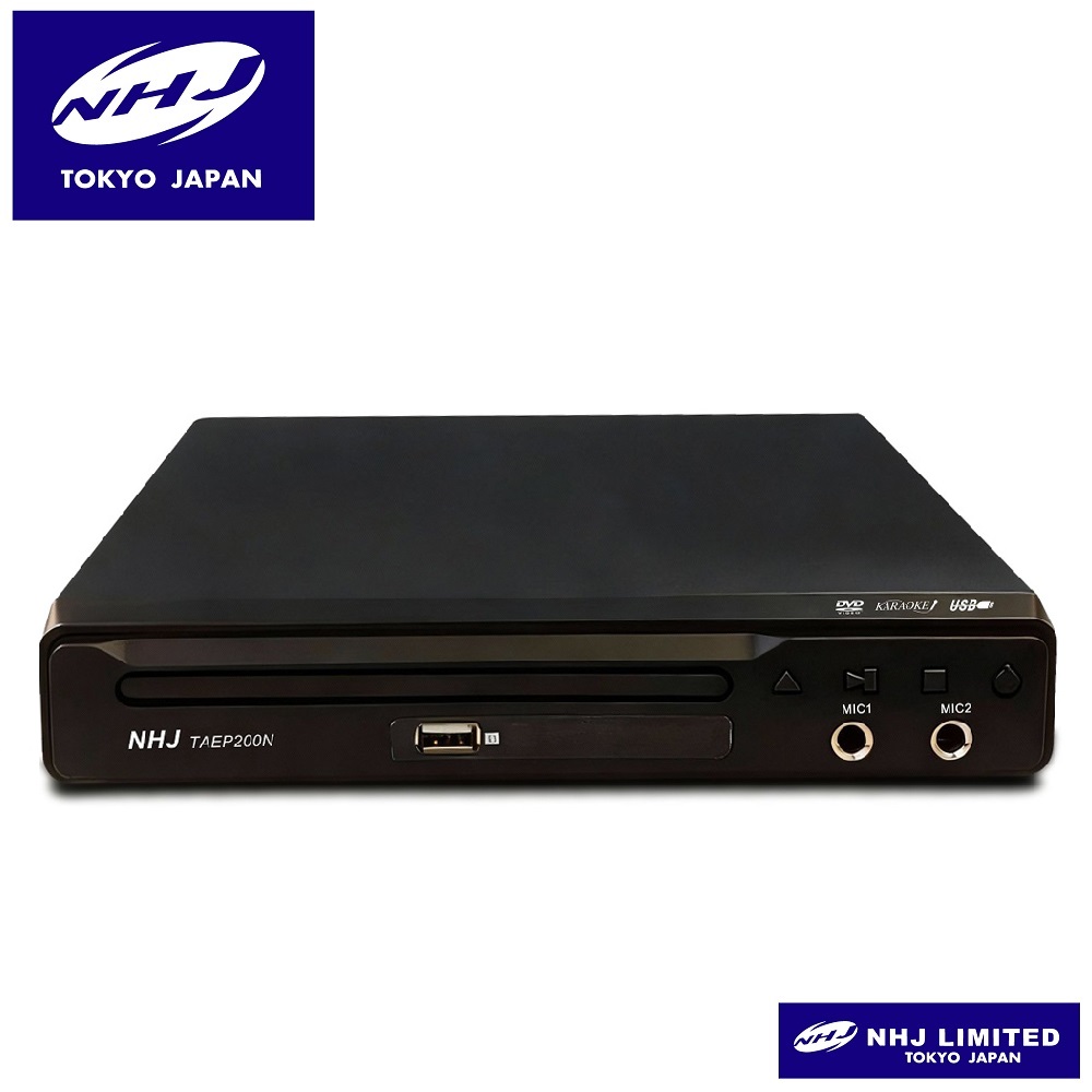 全區讀碟雙麥克風輸入【日本NHJ】HDMI/CD/DVD/USB多媒體播放器光碟機 TAEP200N 卡拉OK播放機