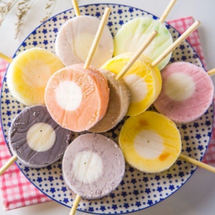 【DOZO嚴選】菖樺台灣日本冰-創意綜合冰品禮盒_10入/盒*1盒 (口味: 芋頭+紅豆+花生+巧克力+芒果+百香果+草莓+酸梅+情人果+乳酸，各口味1入 )