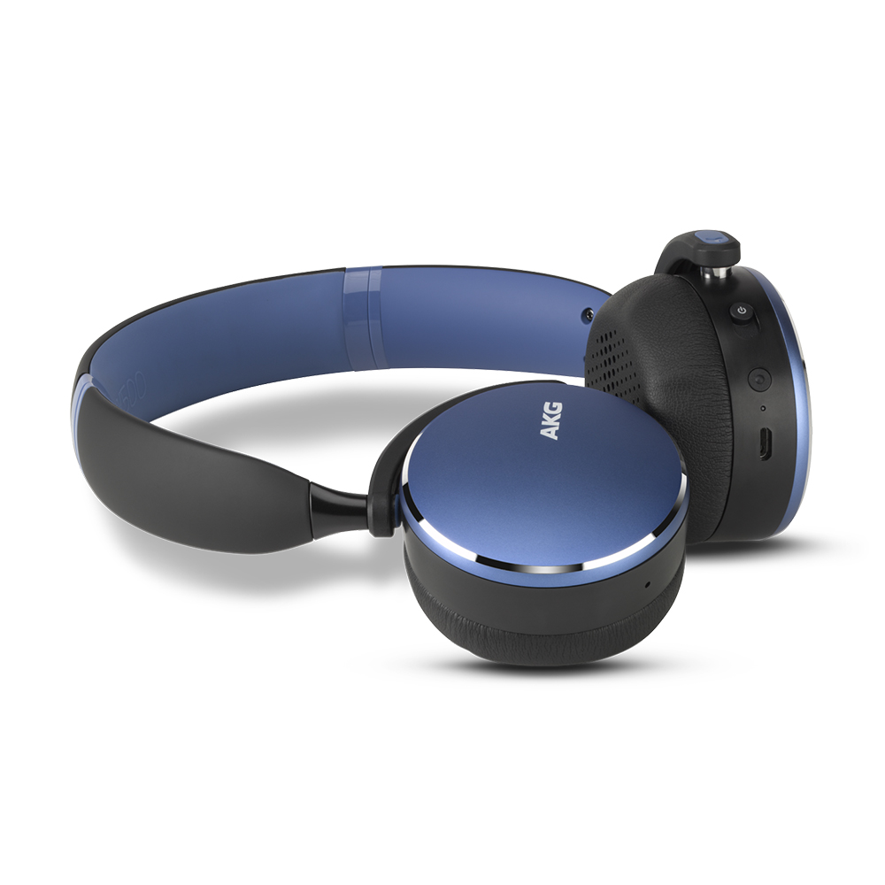 AKG Y500 Wireless 藍色 無線藍牙 耳罩式耳機