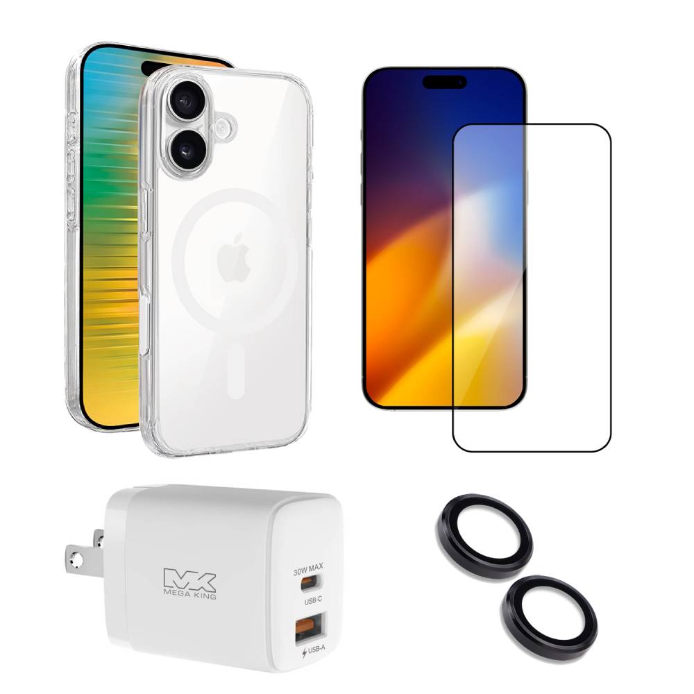 【組合優惠】MEGA KING iPhone 17 6.3 快捷感測磁吸保護殼