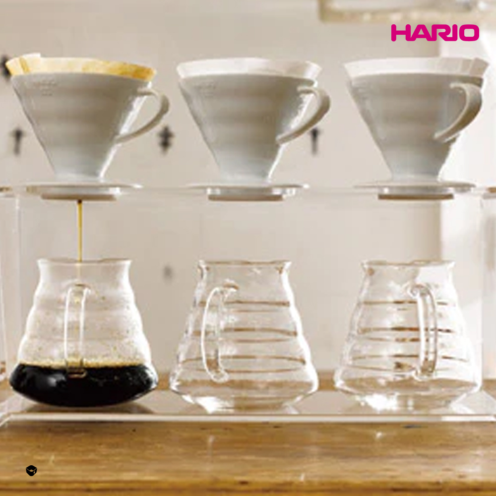 [ HARIO 雲朵系列 ] V60雲朵60咖啡 02 玻璃分享壺-透明 600ml [XGS-INT-02TB]