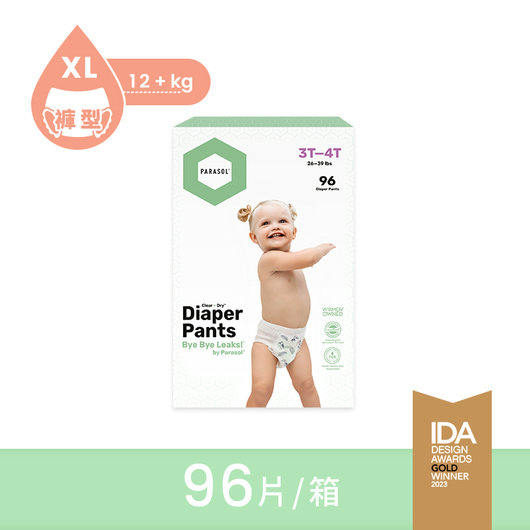 【Parasol】Clear + Dry 新科技水凝果凍褲-工藝升級版 5號/XL 超值禮盒組 (96片)