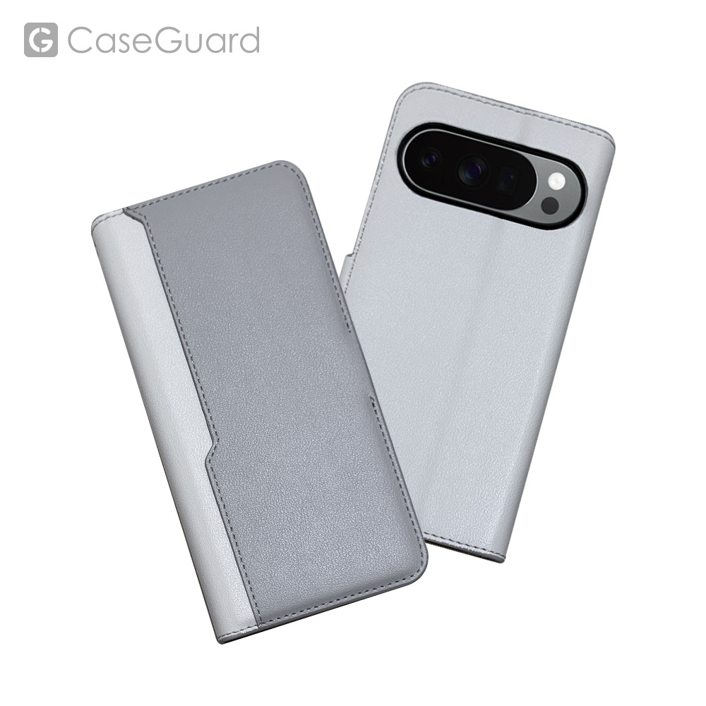 CaseGuard Google Pixel 10 Pro XL 側掀皮套 灰
