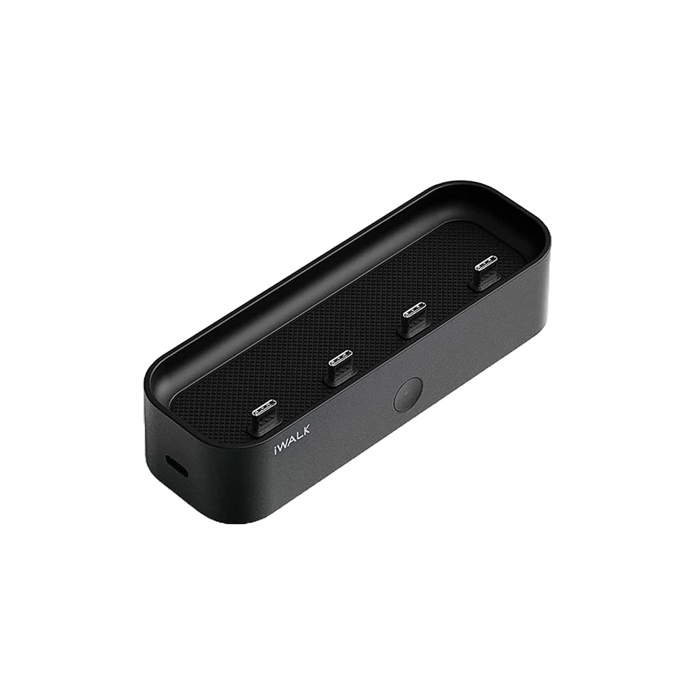 【iWALK】行動電源專屬家庭號Type-C充電樁(附TYPE-C充電線) LPE002【黑色】