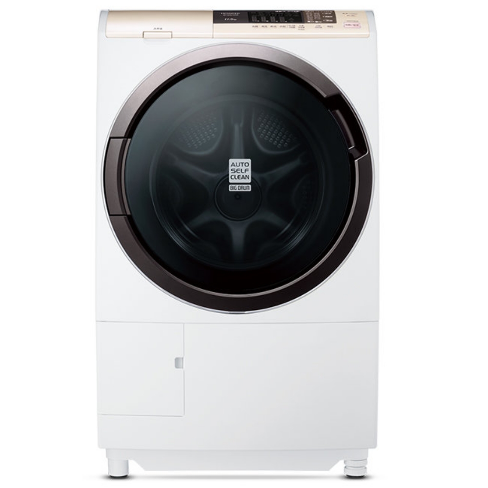 【HITACHI 日立】日本原裝11kg左開風熨斗滾筒式洗脫烘 SFSD2100A