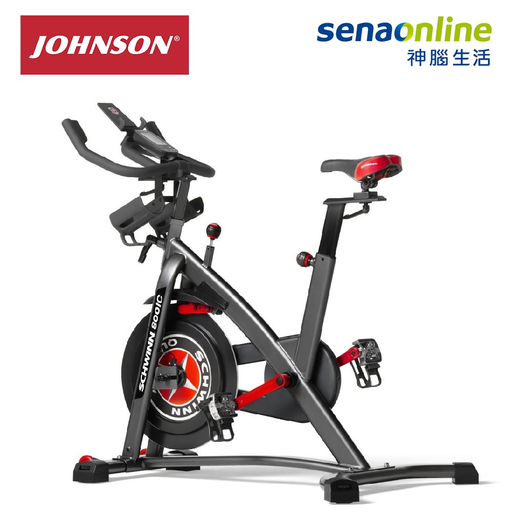 Johnson 喬山 Schwinn 藍芽飛輪健身車 800IC【贈超薄指壓按摩背墊】
