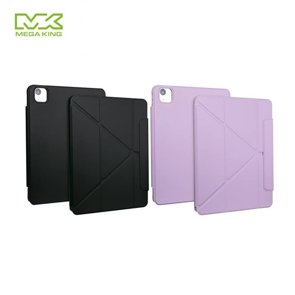 MEGA KING 360° 磁吸可拆兩用皮套含筆槽 iPad Air(M2/M3) 11吋 紫