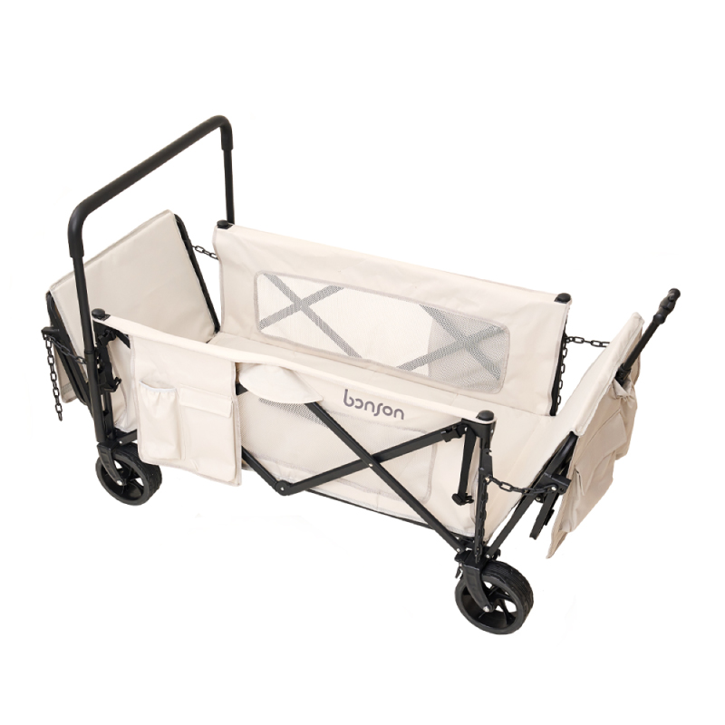 bonson | 金放心 多功能摺疊大推車-灰白色