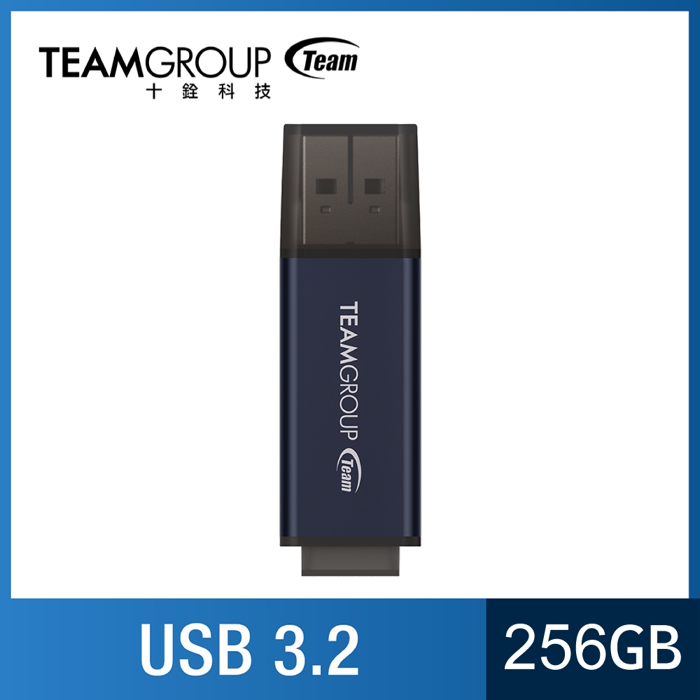 TEAM 十銓科技 C211 256GB 紳士碟 USB 3.2 隨身碟