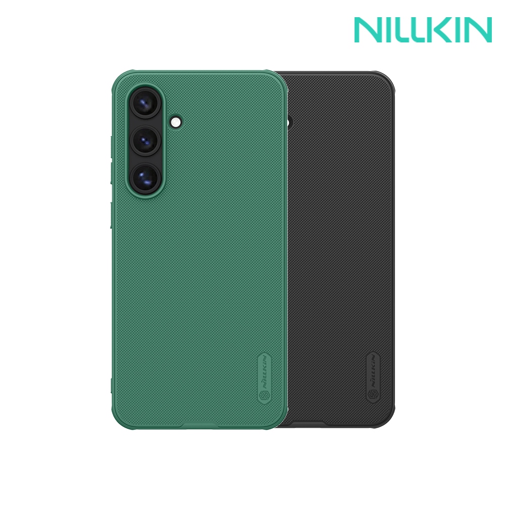 NILLKIN SAMSUNG 三星 Galaxy S24 FE 磨砂護盾 Pro 磁吸保護殼(深綠)
