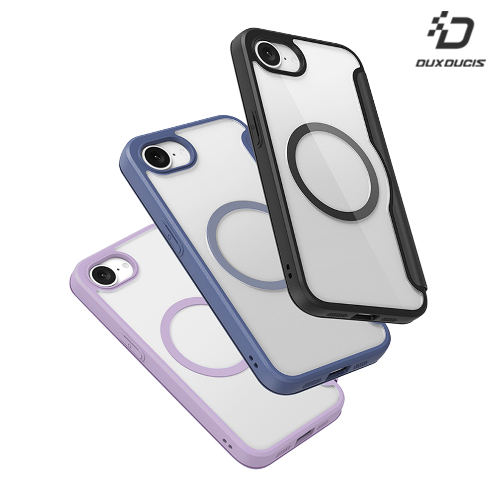 DUX DUCIS Apple 蘋果 iPhone 16e SKIN X Pro 皮套(藍色)