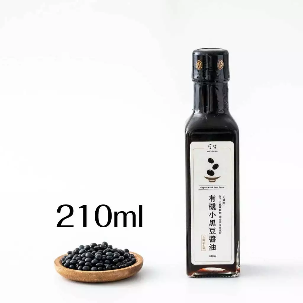 【護生】大風吹有機小黑豆醬油 210ml