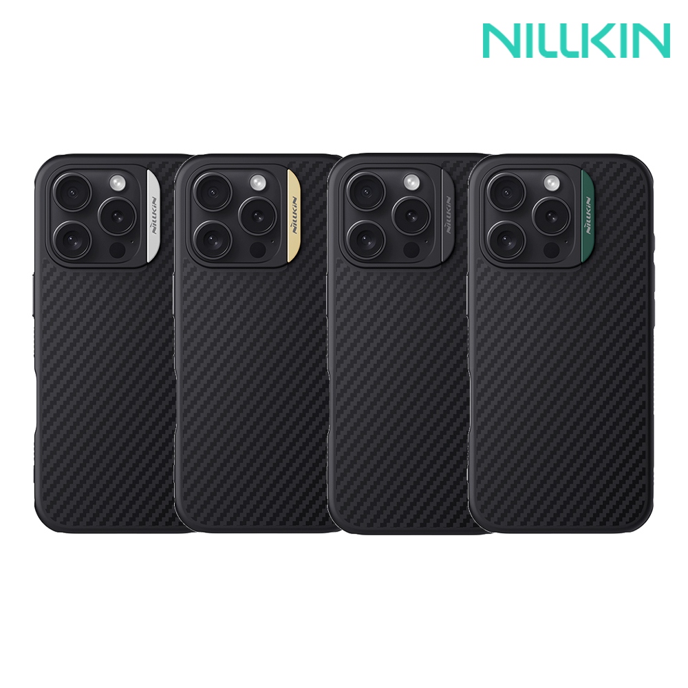NILLKIN Apple 蘋果 iPhone 16 Pro 纖盾 Pro 磁吸保護殼(綠色)