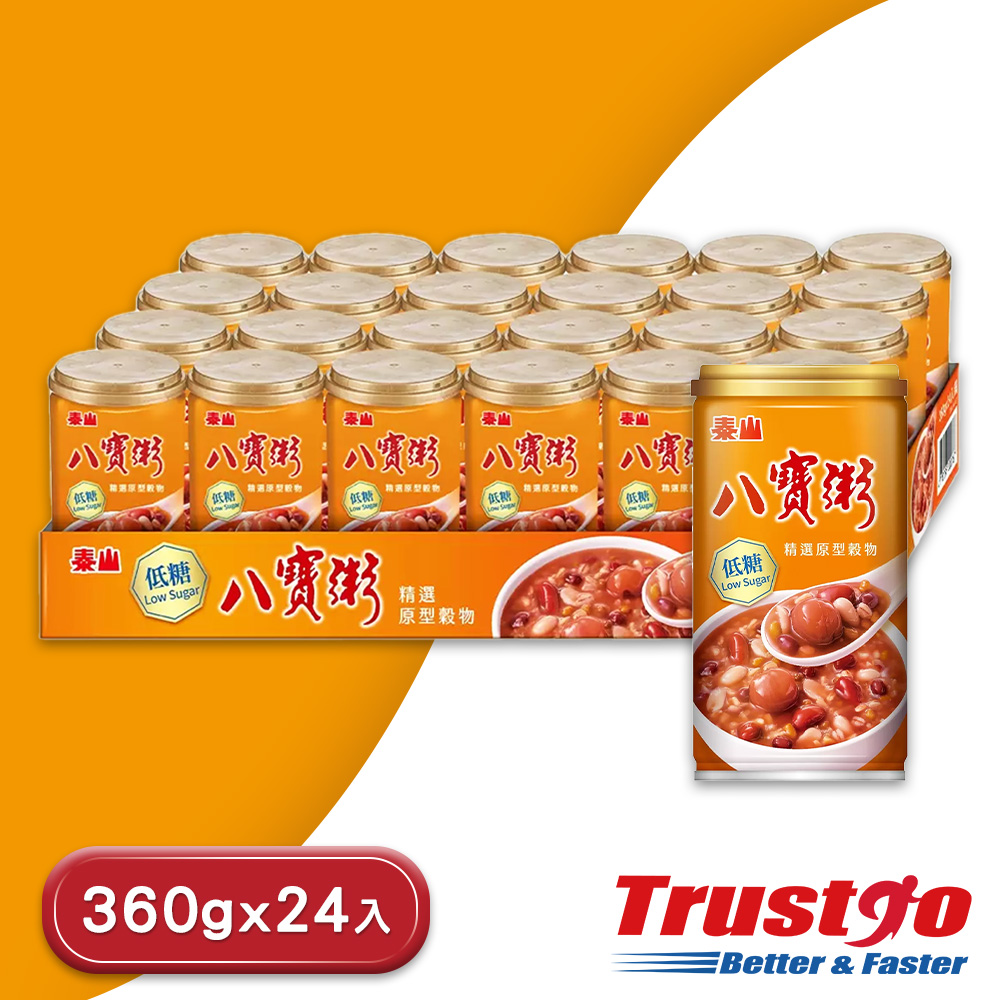 【美式賣場】泰山 低糖八寶粥(360克 X 24入)