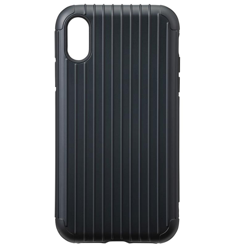 Gramas iPhone X/Xs 經典手機殼 Rib 霧黑