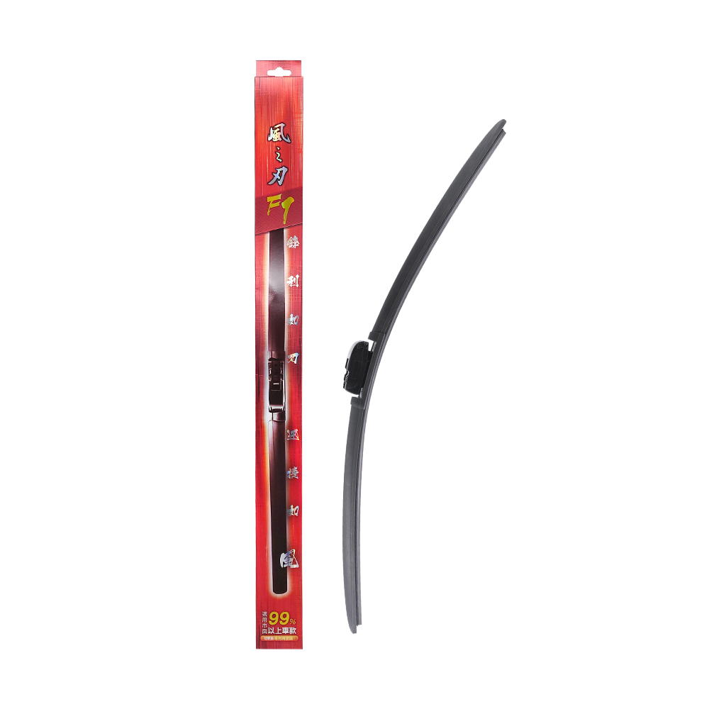 【風之刃】F7軟骨矽膠雨刷-專用款轉接頭F7+雨刷(1組)