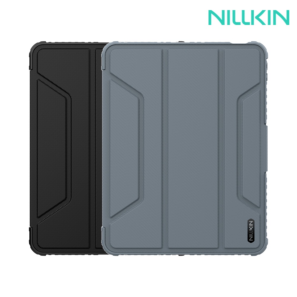 NILLKIN Apple iPad Air 4/5/6 11(2024/M2)/iPad Pro11 2020~2022悍甲 Pro iPad 皮套(黑色)