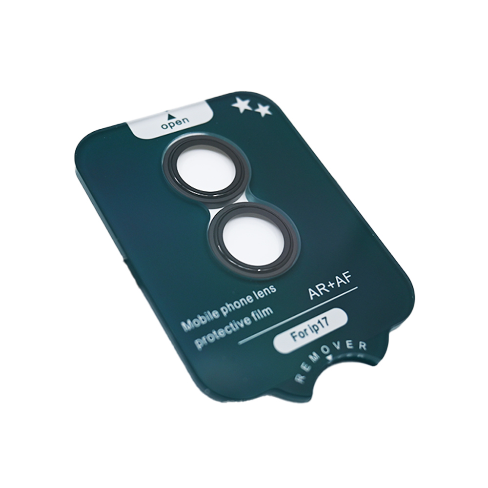 QinD Apple 蘋果 iPhone 17 鷹眼鏡頭保護貼(AR+AF)(黑色)