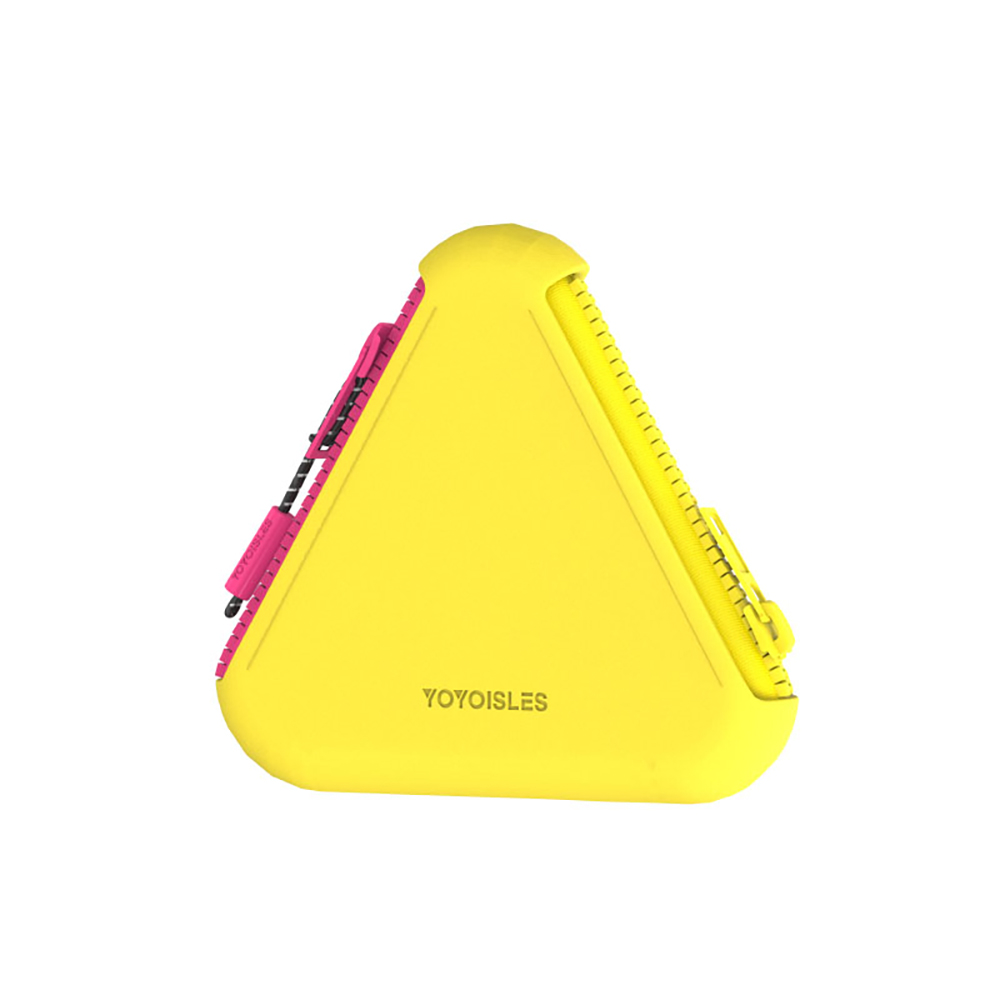YOYOISLES Mini Bag 雙拉鍊零錢包(閃電黃)