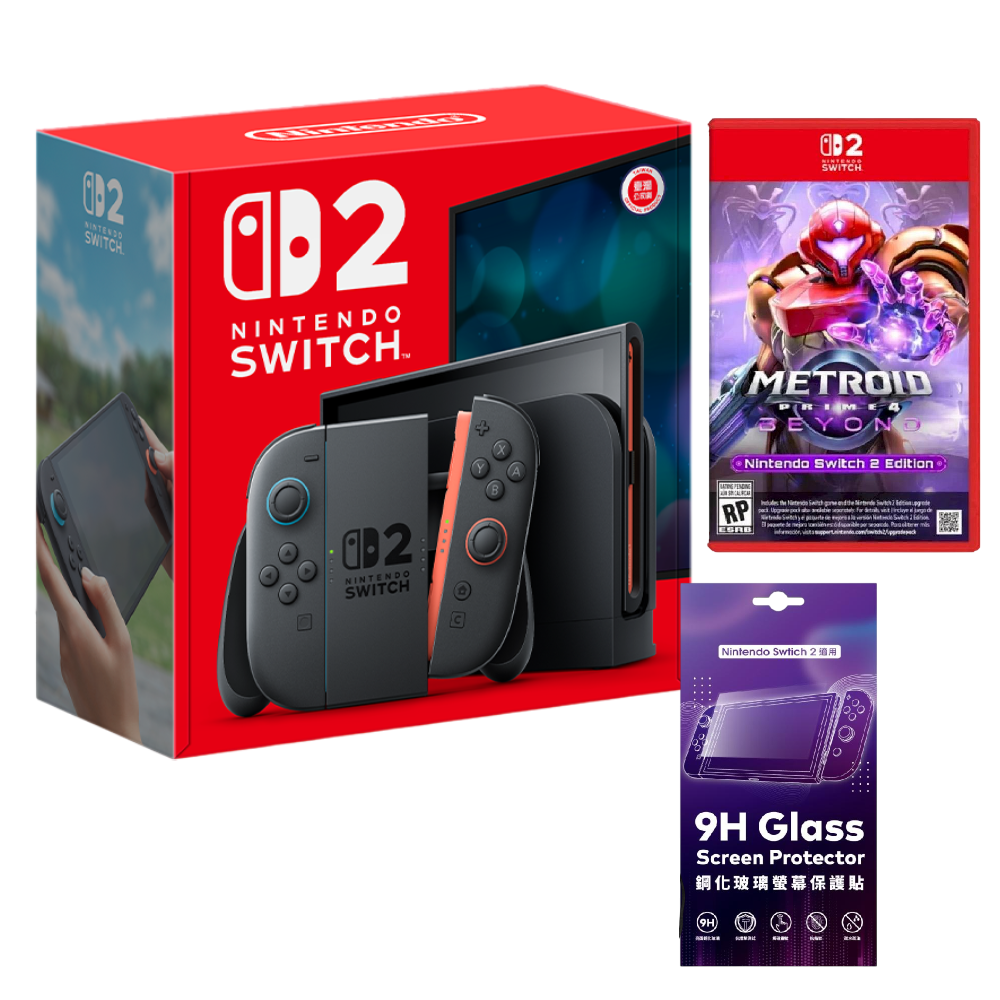 【空機好神專案】Nintendo Switch 2 主機 (台灣公司貨)+Switch 2 密特羅德 究極4 穿越未知 中文版