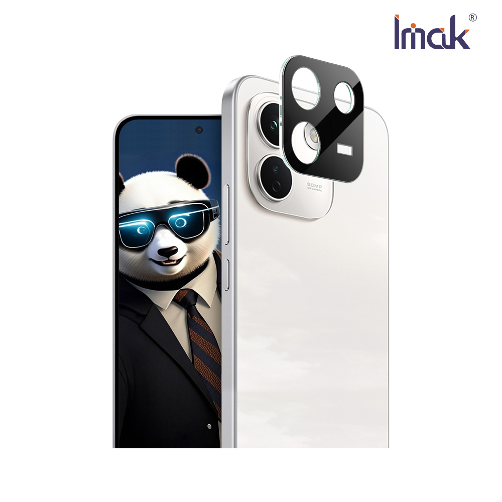 Imak 艾美克 Redmi 紅米 Note 17 Pro Max 5G 鏡頭玻璃貼(一體式)(曜黑版)