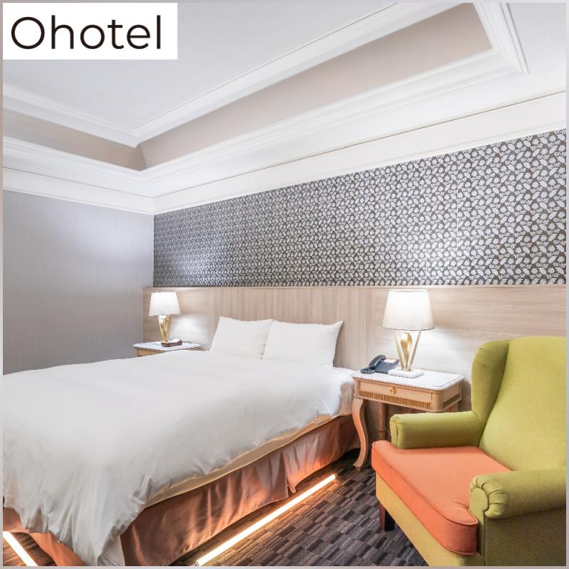 台中【Ohotel麗加園邸酒店】平日雙人房休息3H(MO)