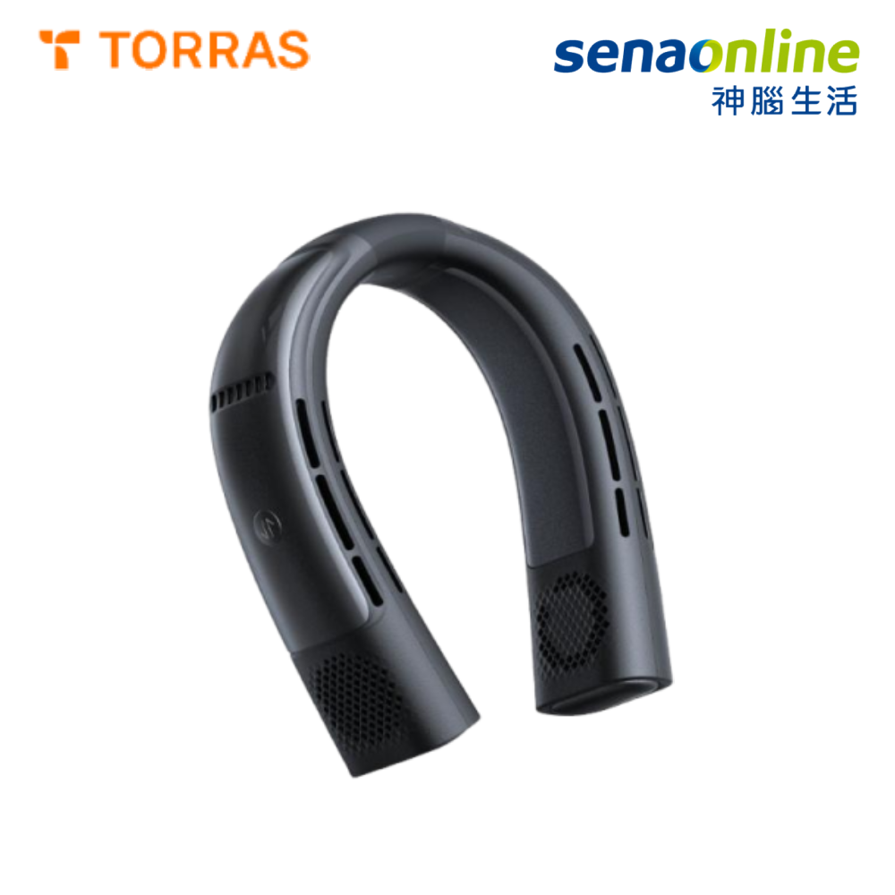 TORRAS COOLIFY 2S AI智慧頸掛式冷暖空調 極夜黑 科技銀