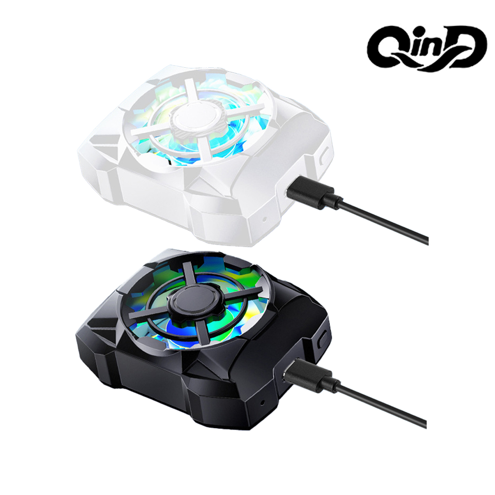 QinD AL16 磁吸式手機散熱器(插電款)(白色)