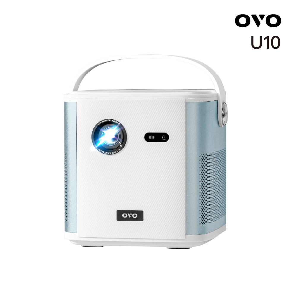 OVO 1080P行動至尊智慧投影機 U10 極光白*送四季線上+Friday影視30天