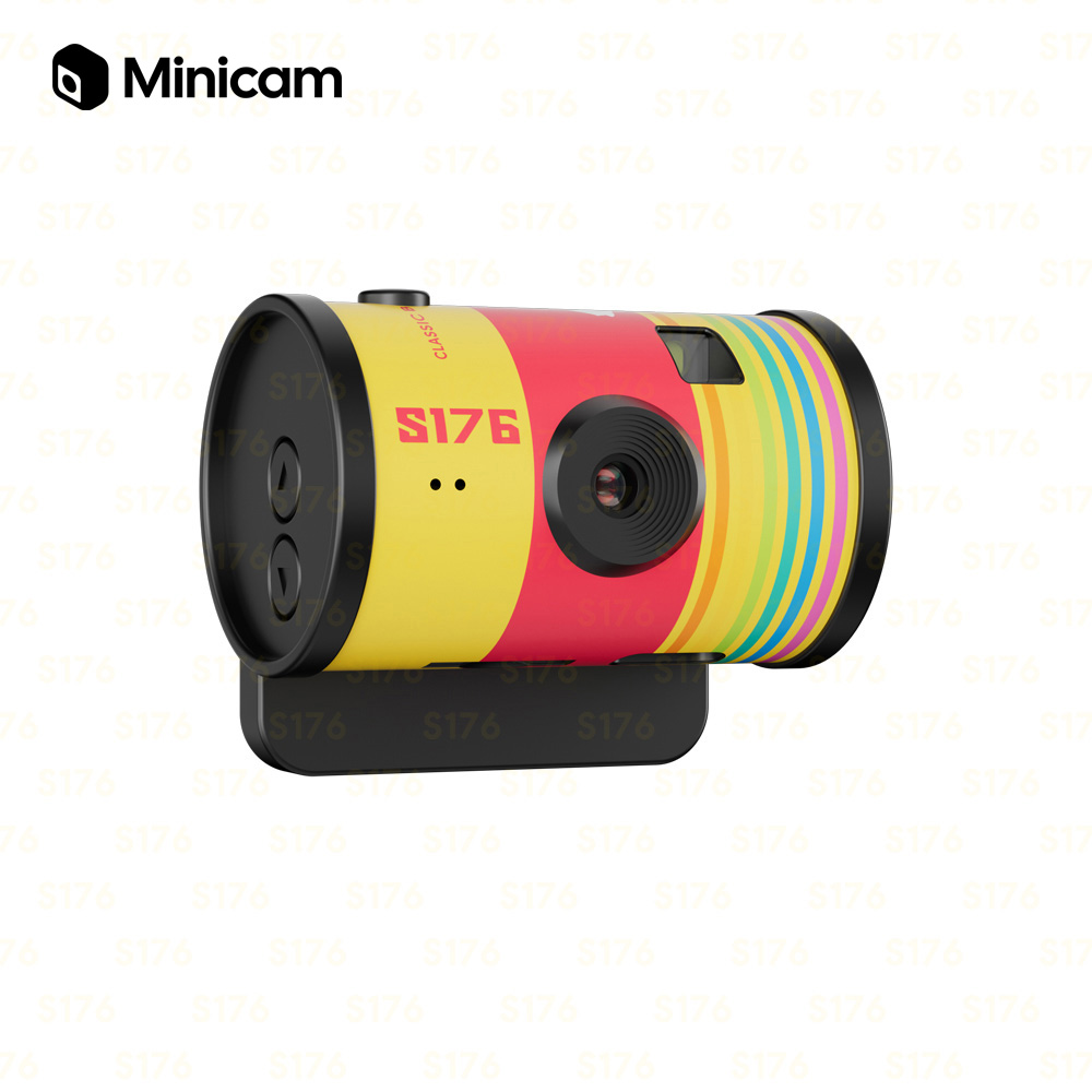 【Minicam 迷你拍】G21 底片造型 S176 數位迷你相機-黃色